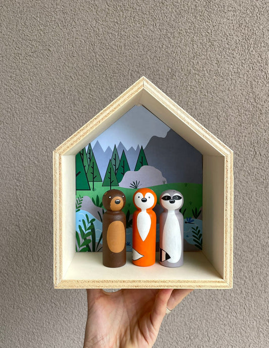 animali del bosco